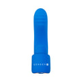 Gender X Flick It Rechargeable Flicking Dual Stimulation Silicone Finger Vibrator Blue - Fantasies Boutique