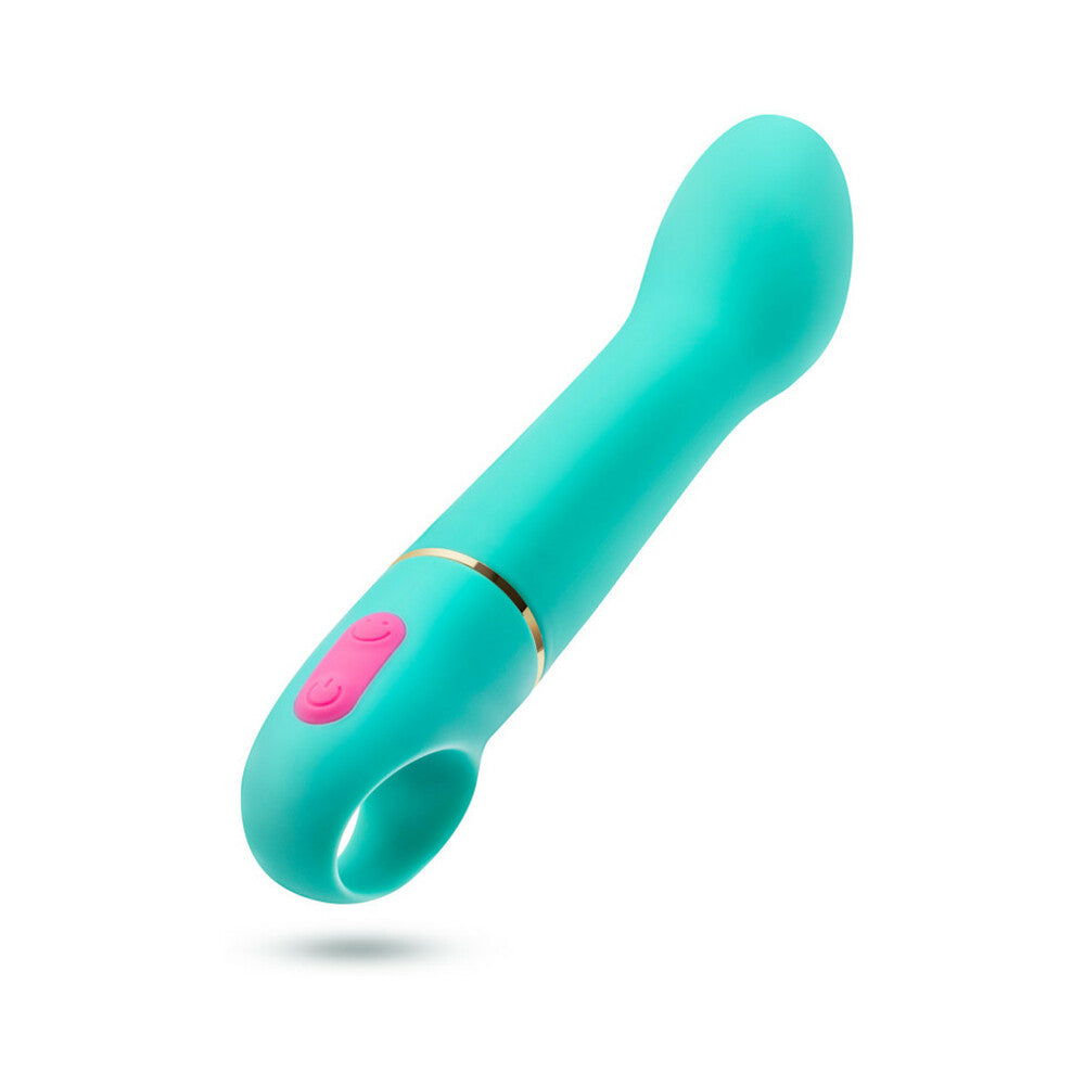 Aria Flirty AF Silicone G-Spot Vibrator Teal - Fantasies Boutique