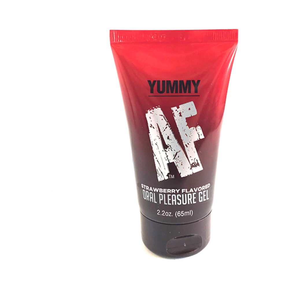Yummy AF Strawberry Flavored Oral Pleasure Gel 2.2 oz. - Fantasies Boutique