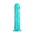 Fantasia Upper 8 in. Jelly Dildo Teal - Fantasies Boutique