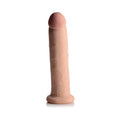 USA Cocks 10 in. Ameriskin Dual Density Dildo Light