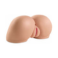 PDX Dirty Talk Interactive Fuck Me Silly Rechargeable Vibrating Dual-Entry Masturbator Beige - Fantasies Boutique