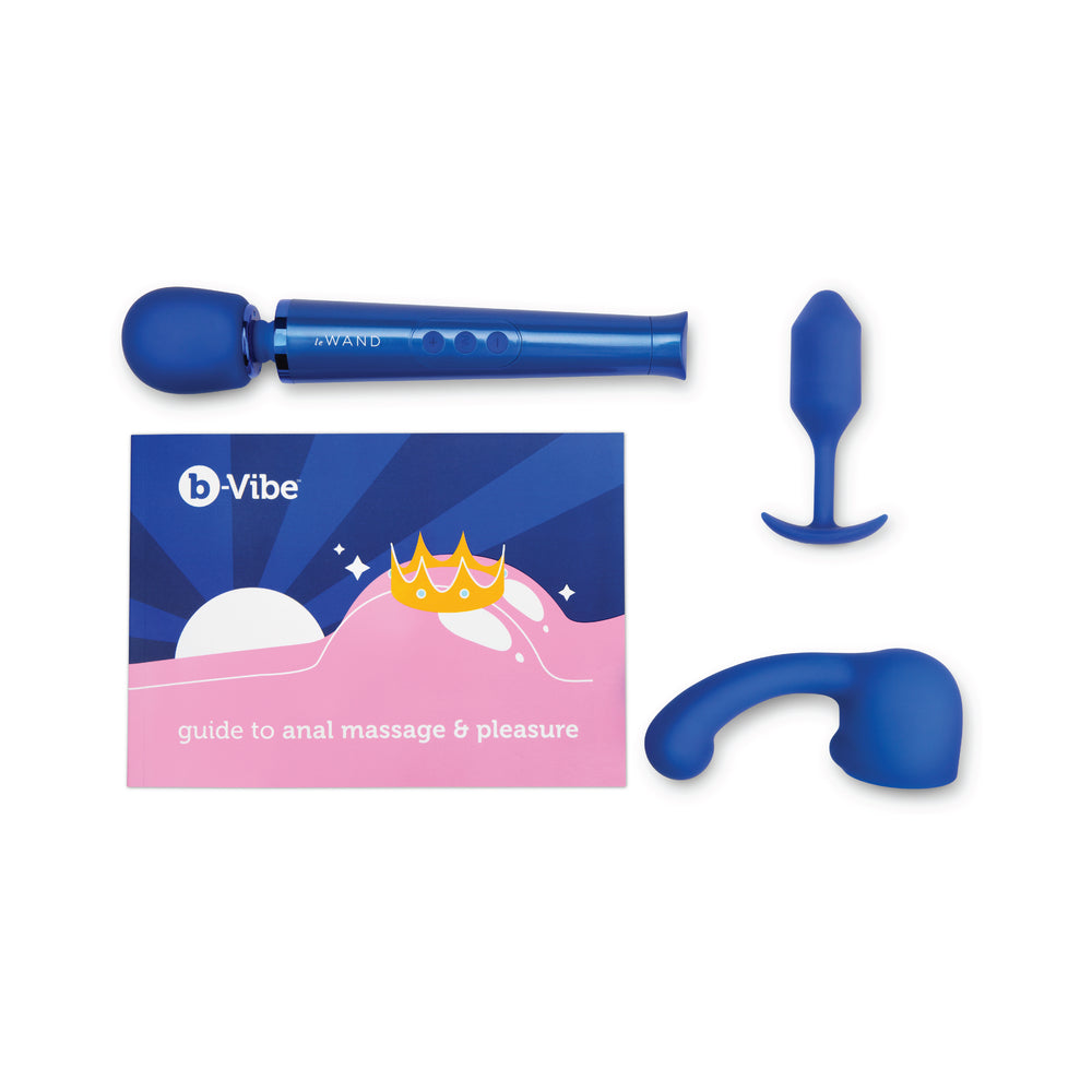 b-Vibe Anal Massage & Education Set Blue - Fantasies Boutique