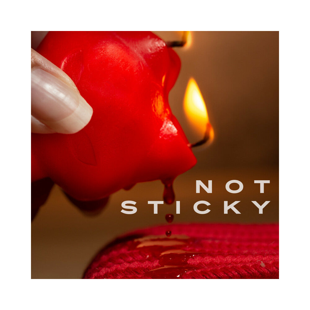 Blush Temptasia Fox Drip Candle Red