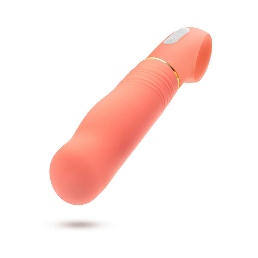 Aria Smokin' AF Silicone Vibrator Coral - Fantasies Boutique