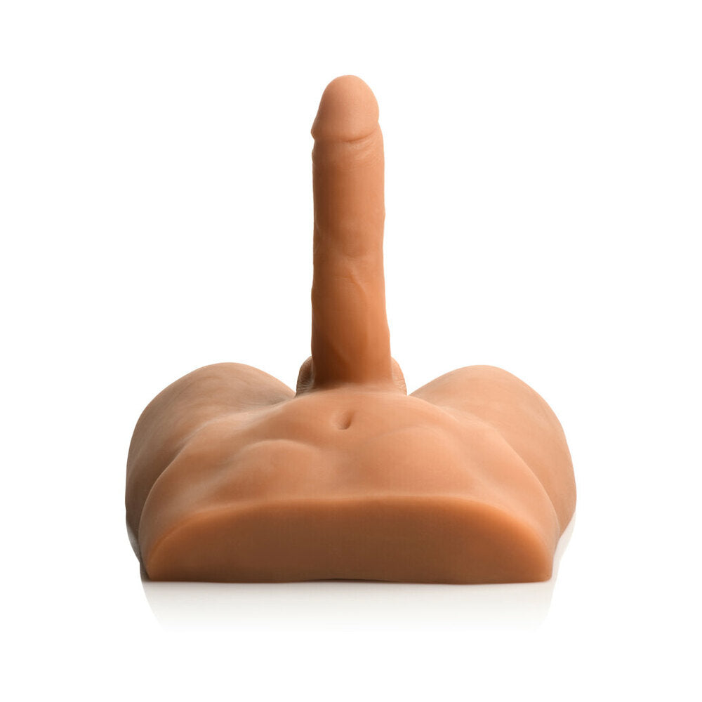 Jock Ass Masturbator with Posable 7 in. Dildo Medium - Fantasies Boutique