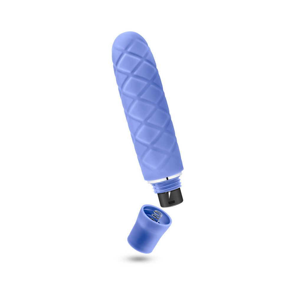 Blush Luxe Cozi Mini Silicone Slimline Vibrator Periwinkle - Fantasies Boutique