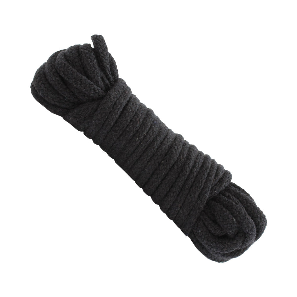 Bondage Rope Cotton (Black) - Fantasies Boutique