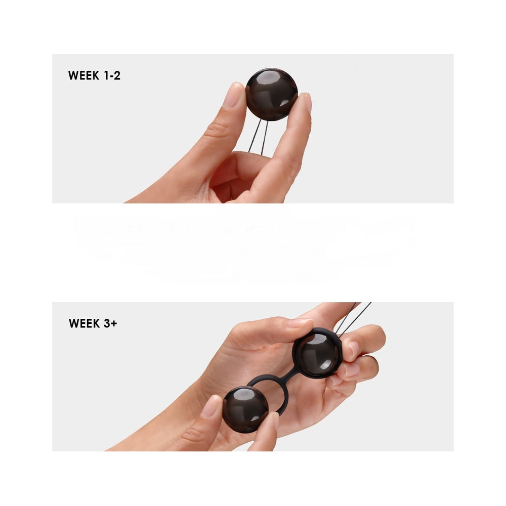 LELO BEADS Noir Kegel Balls Set Black - Fantasies Boutique