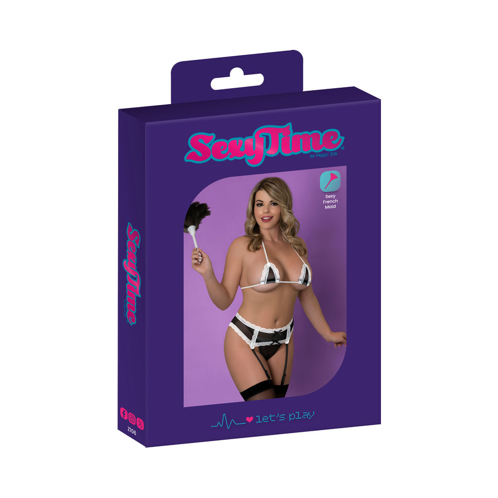 Magic Silk Sexy Time Sugar Service Black Queen Size