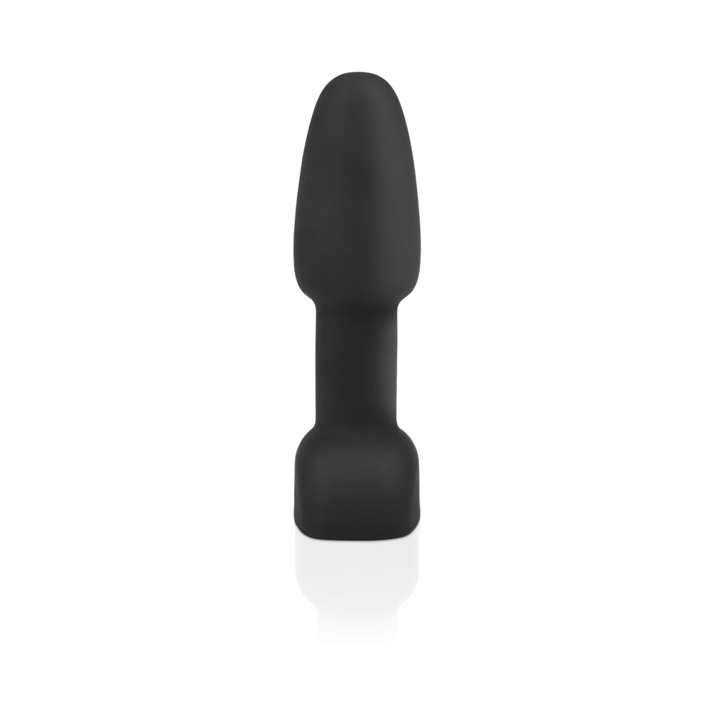 b-Vibe Rimming Petite Rotating and Vibrating Remote Control Plug Black - Fantasies Boutique