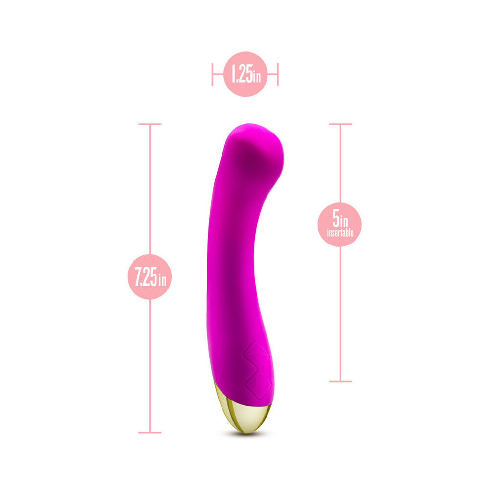 Aria Bangin' AF Rechargeable Silicone G-Spot Vibrator Purple - Fantasies Boutique