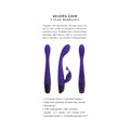 Selopa Plum Passion Rechargeable Dual Stim Silicone Purple