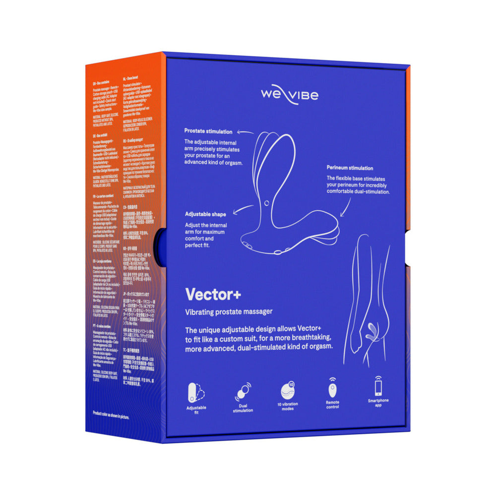 We-Vibe Vector+ Dual Stimulation Prostate Massager Royal Blue - Fantasies Boutique