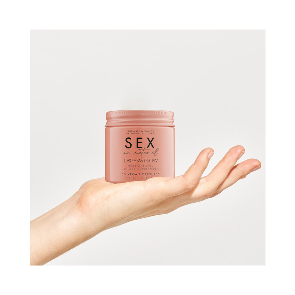 Bijoux Indiscrets Sex au Naturel Orgasm Glow Supplement 60 Capsules - Fantasies Boutique