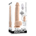Evolved Full Monty Rechargeable Remote-Controlled Thrusting Twirling 9 in. Silicone Dildo Light - Fantasies Boutique