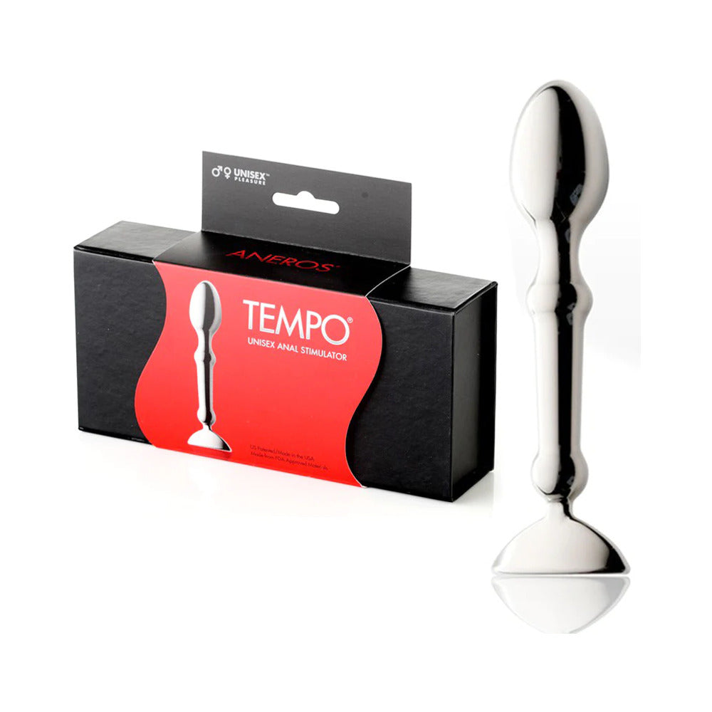 Aneros Tempo Stainless Steel Unisex Anal Stimulator - Fantasies Boutique