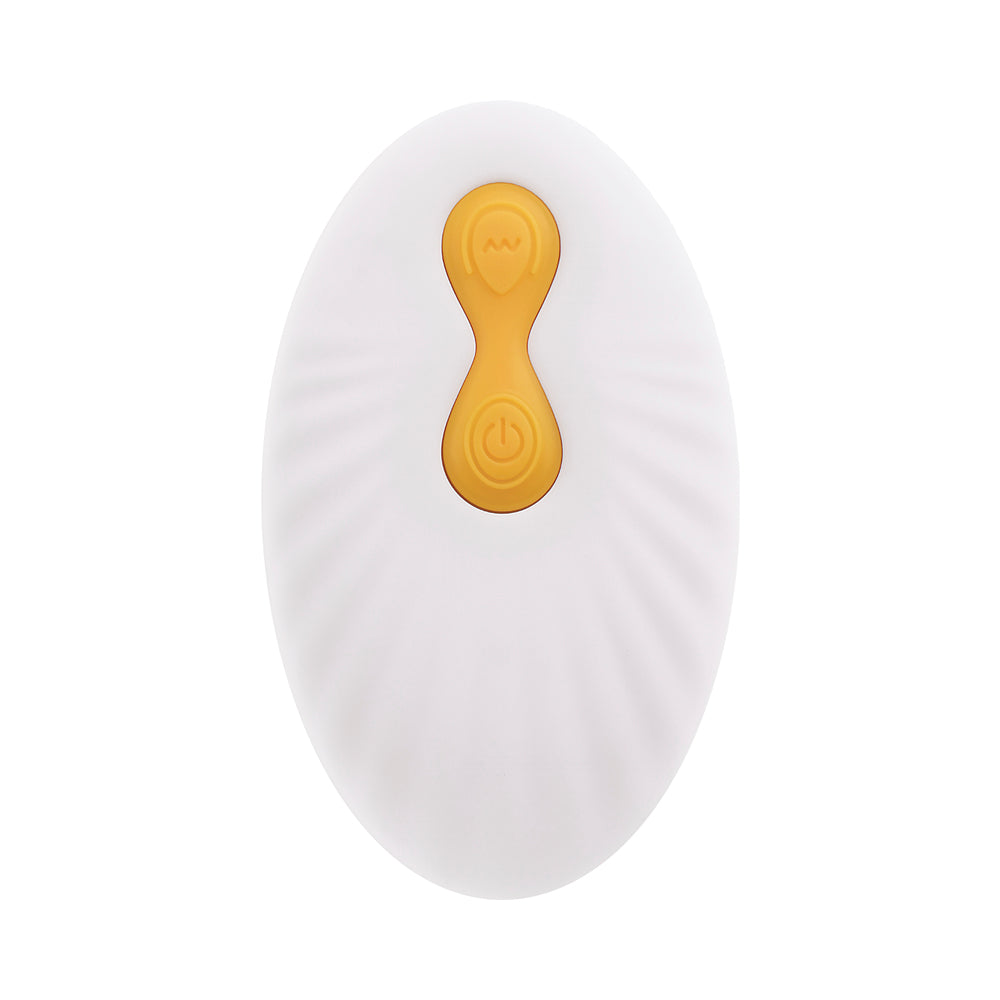 Gender X Sweet Embrace Vibrating 7 in. Dildo and Jock-Style Strap-On Harness Set Yellow/Black - Fantasies Boutique