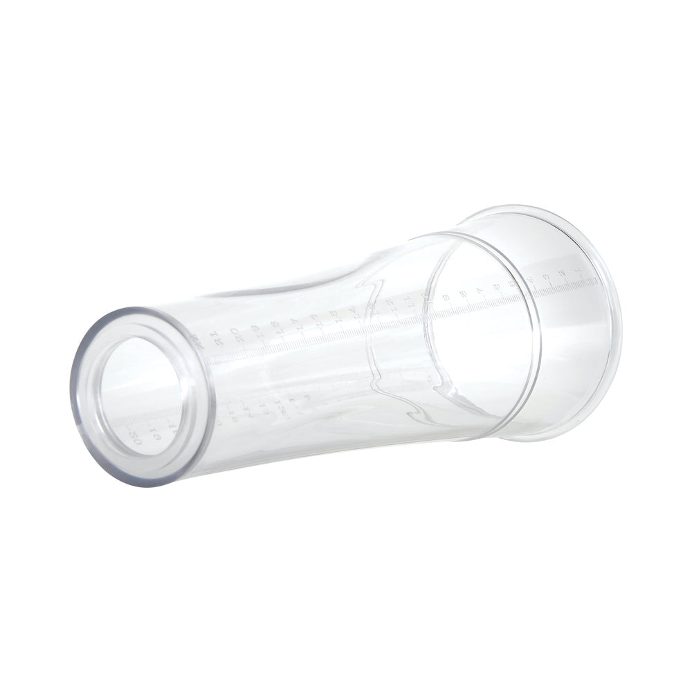 Zero Tolerance Sucking Good Rechargeable Vibrating Vacuum Pump Stroker Clear/White - Fantasies Boutique