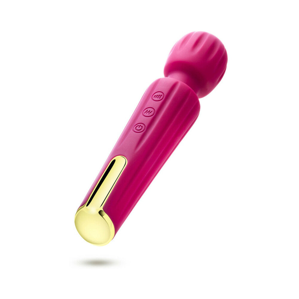 Blush Lush Allana Rechargeable Silicone Wand Vibrator Velvet - Fantasies Boutique