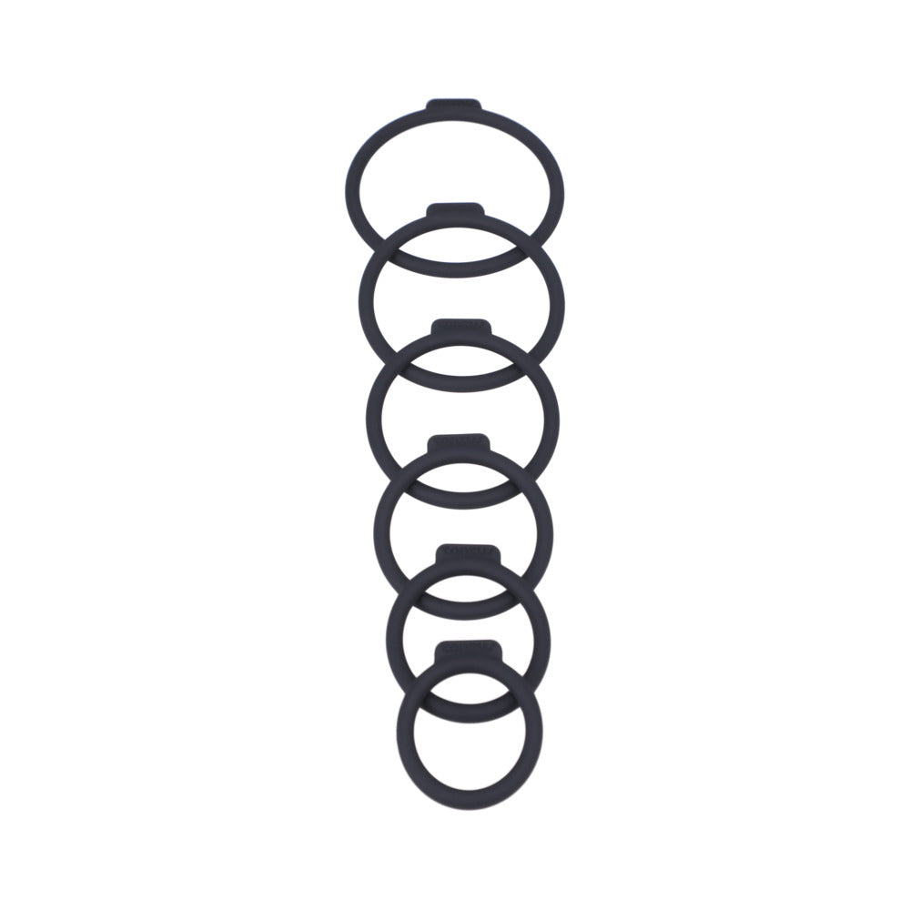 Tantus O-Ring Set Onyx (Bag)