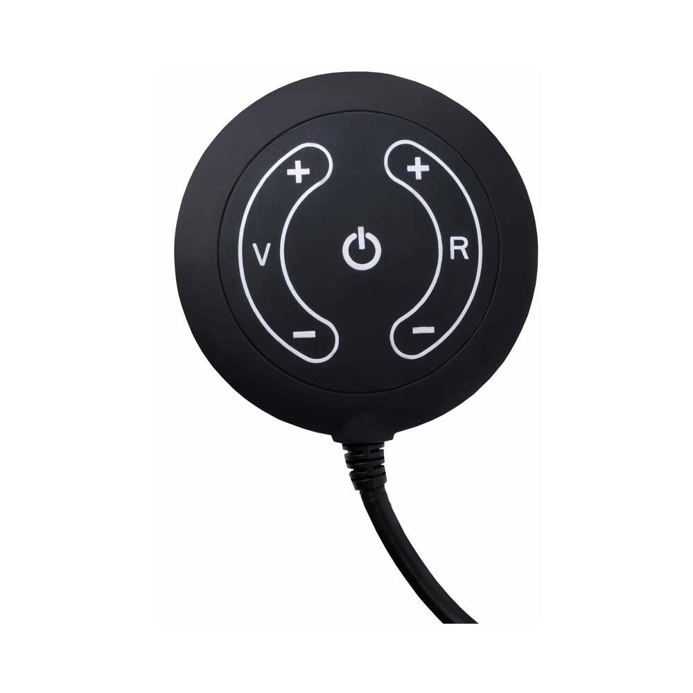 PDX Elite Milk Me Silly Remote-Controlled Vibrating Rotating Dual-Entry Mega Masturbator Beige - Fantasies Boutique