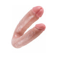 King Cock Double Trouble Large 7 in. Realistic Dual-Ended Dildo Beige - Fantasies Boutique