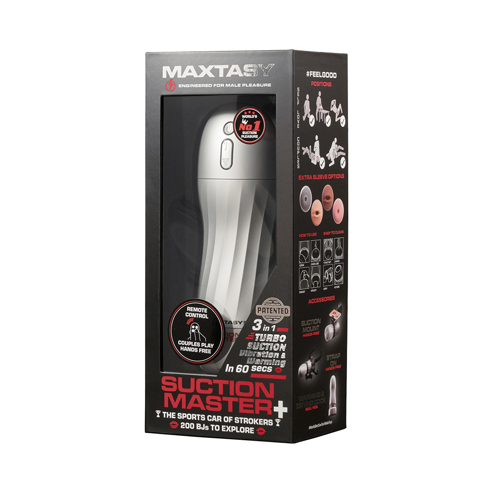 Maxtasy Suction Master Realistic With Remote Nude Plus - Fantasies Boutique
