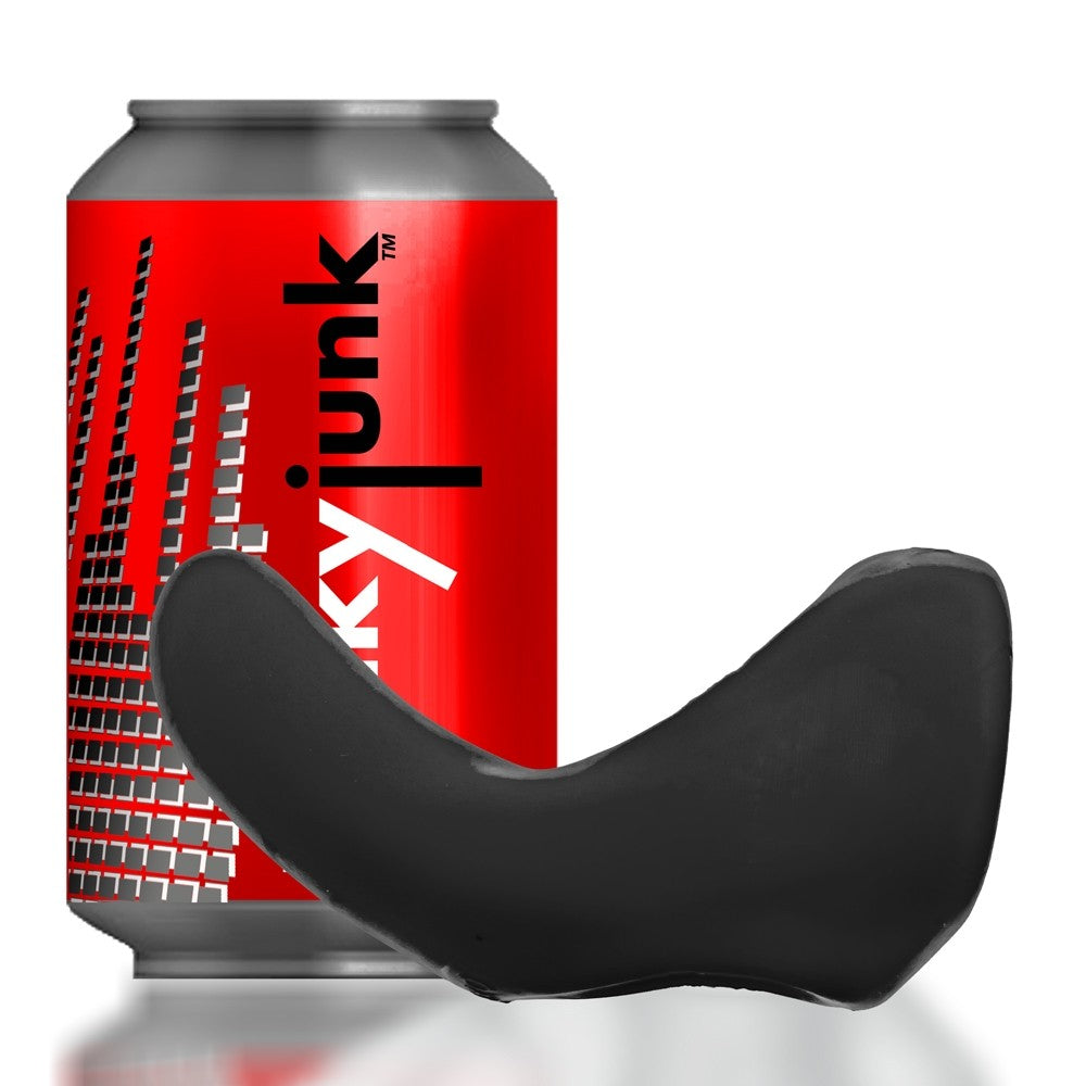 Hunkyjunk Buzzfuck Cock & Ball Sling with Taint Vibrator Tar Ice - Fantasies Boutique