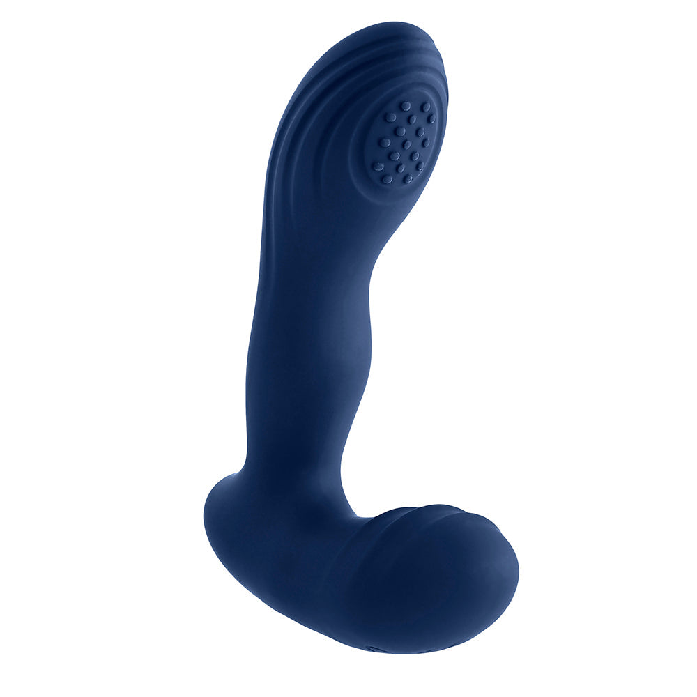 Playboy Pleasure Pleaser Warming Vibrating Prostate Massager Deep Ocean - Fantasies Boutique