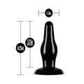 Anal Adventures Pleasure Plug Black - Fantasies Boutique