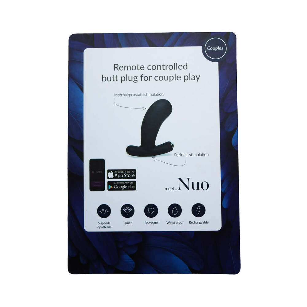 Je Joue Nuo V.2 App-Compatible Anal Plug Black - Fantasies Boutique