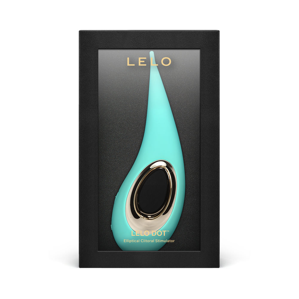 LELO DOT Elliptical Clitoral Stimulator Aqua - Fantasies Boutique