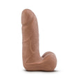 Au Naturel Carlito 5 in. Posable Dual Density Dildo with Balls Tan - Fantasies Boutique