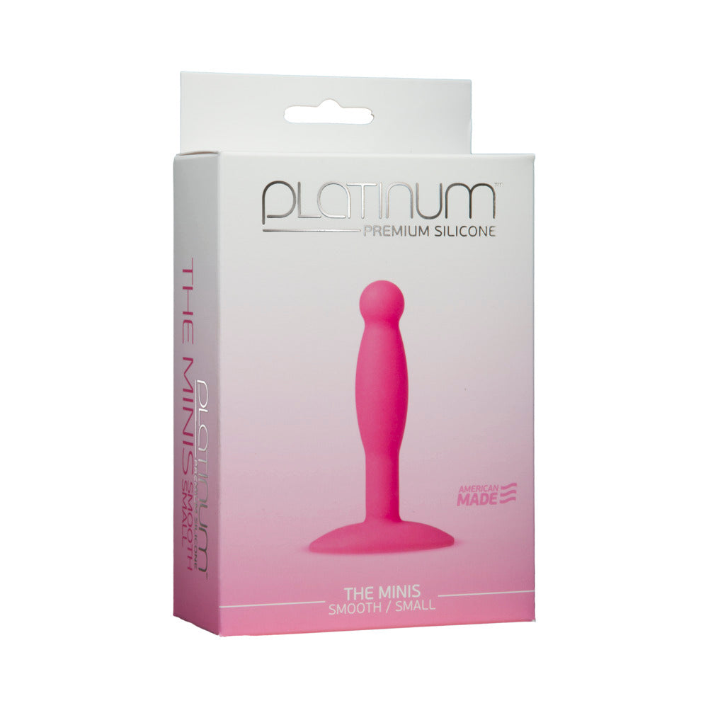Platinum Premium Silicone - The Minis - Smooth - Small Pink - Fantasies Boutique