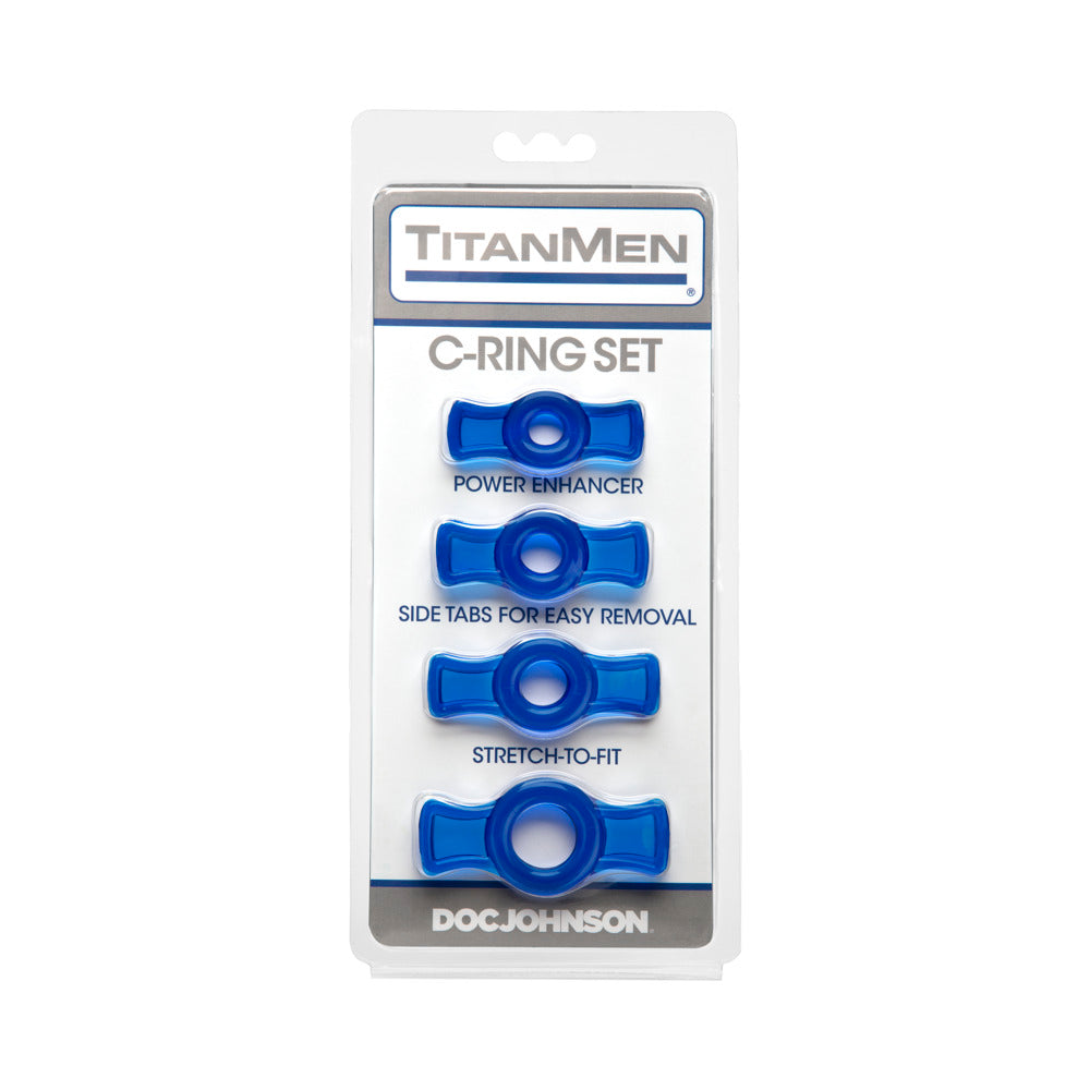 TitanMen - Cock Ring Set Blue - Fantasies Boutique
