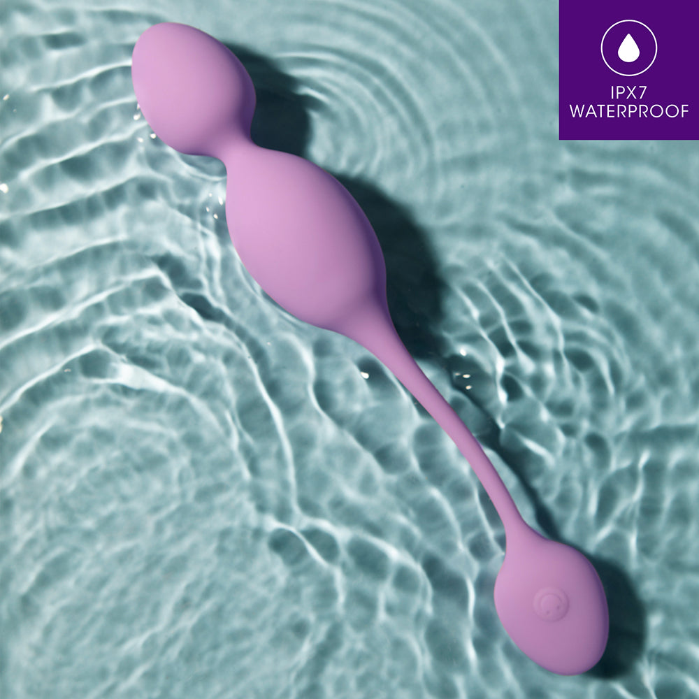 Wellness Raine Vibrating Kegel Ball Lilac - Fantasies Boutique
