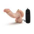 Dr. Skin Dr. Ken Realistic 6.5 in. Vibrating Dildo with Balls Beige - Fantasies Boutique