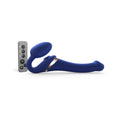 Strap-On-Me Rechargeable Remote-Controlled Multi Orgasm Bendable Strap-On Night Blue S - Fantasies Boutique