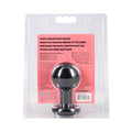 The Classic Round Butt Plug Black Medium