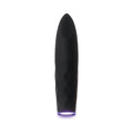 Evolved On The Spot Light-Up Rechargeable Silicone Bullet Vibrator Black - Fantasies Boutique