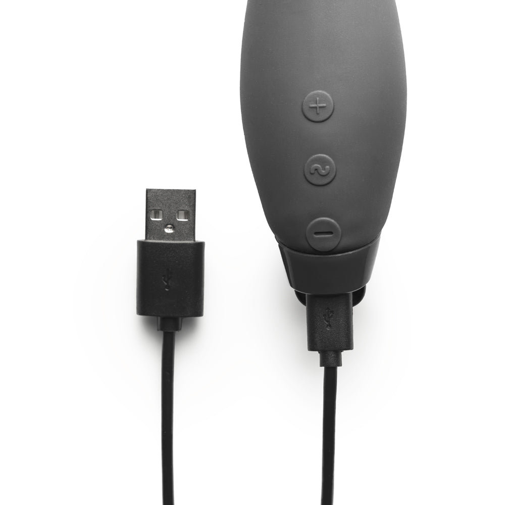 Je Joue Hera Flex Rechargeable Flexible Silicone Rabbit Vibrator Black - Fantasies Boutique