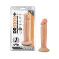 Blush Dr. Skin Plus Realistic 6 in. Triple Density Posable Dildo with Suction Cup Beige