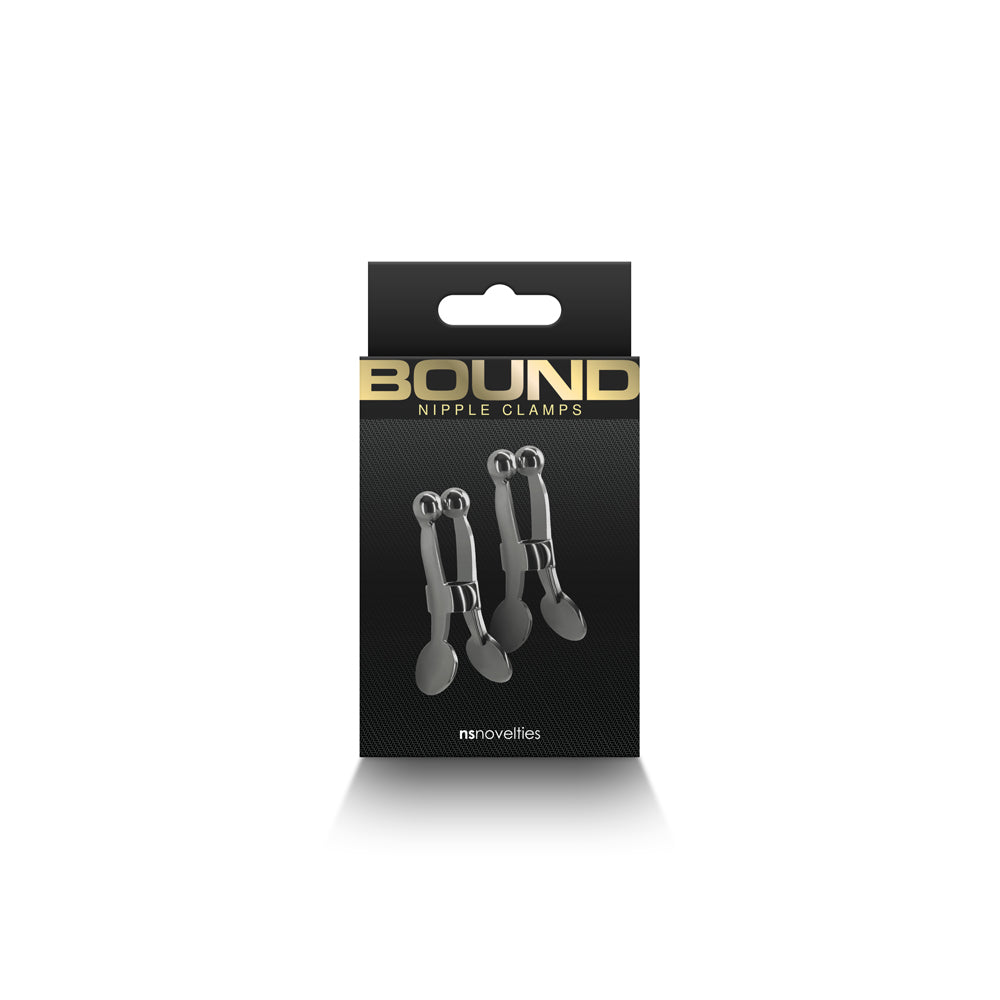 Bound Nipple Clamps C1 Gunmetal - Fantasies Boutique
