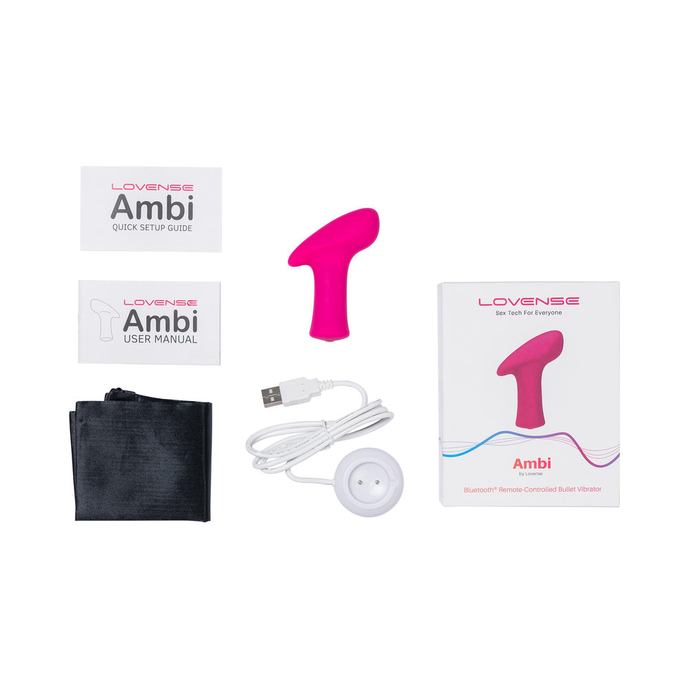 Lovense Ambi Bluetooth Programmable Bullet Vibrator - Fantasies Boutique