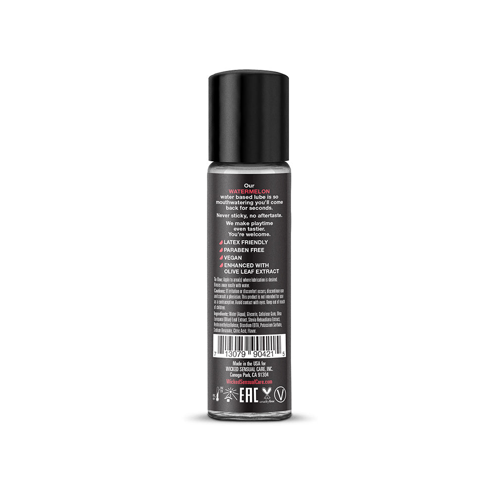 Wicked Aqua Watermelon Water-Based Lubricant 1 oz. - Fantasies Boutique