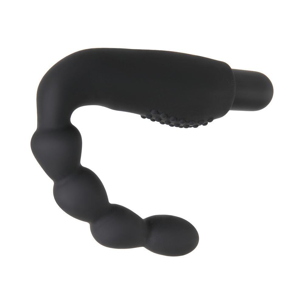 Zero Tolerance The Emperor Vibrating Silicone Prostate Massager Black - Fantasies Boutique