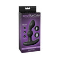 Pipedream Anal Fantasy Elite Collection Rechargeable Vibrating Silicone P-Motion Massager Black - Fantasies Boutique