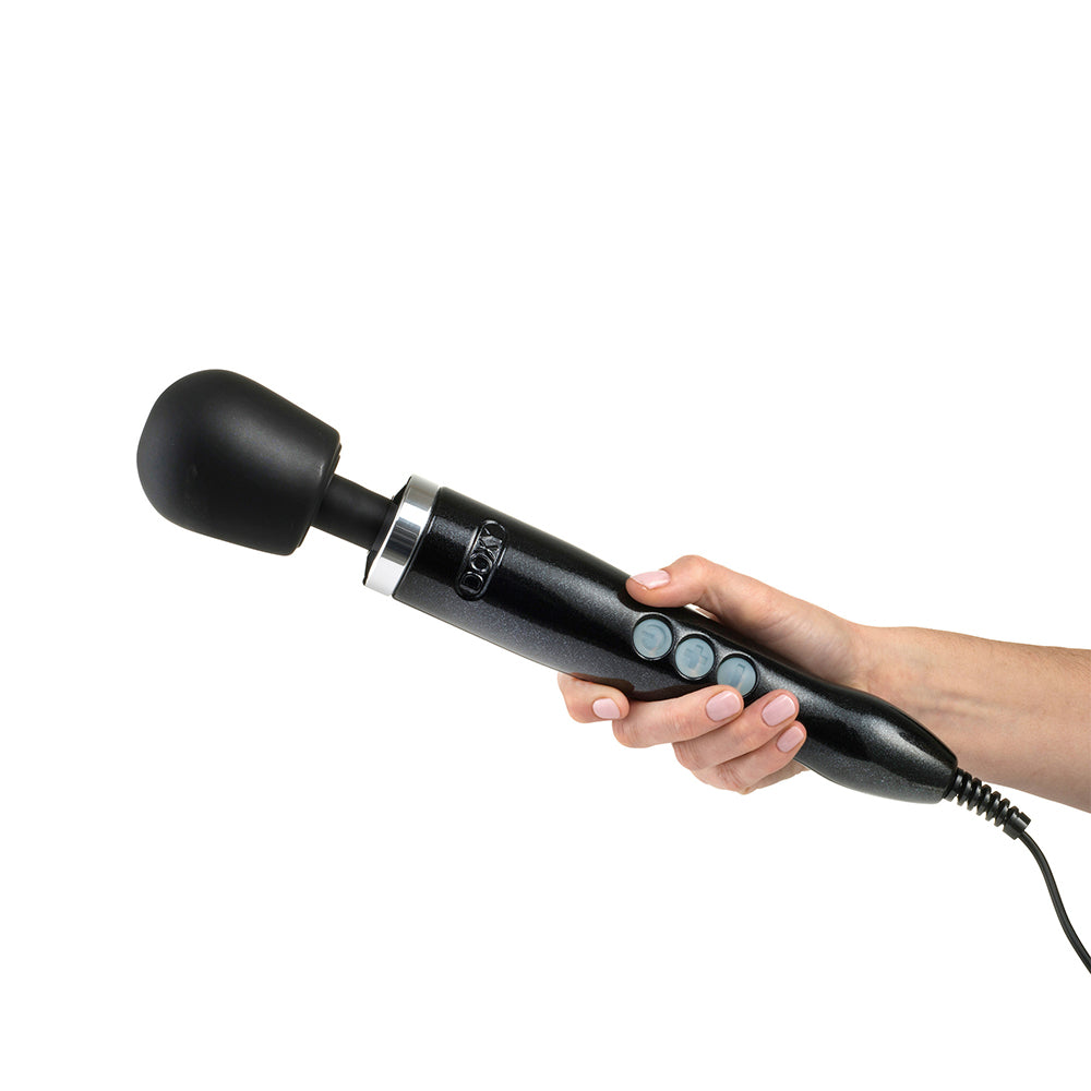 Doxy Die Cast Wand Vibrator Black - Fantasies Boutique
