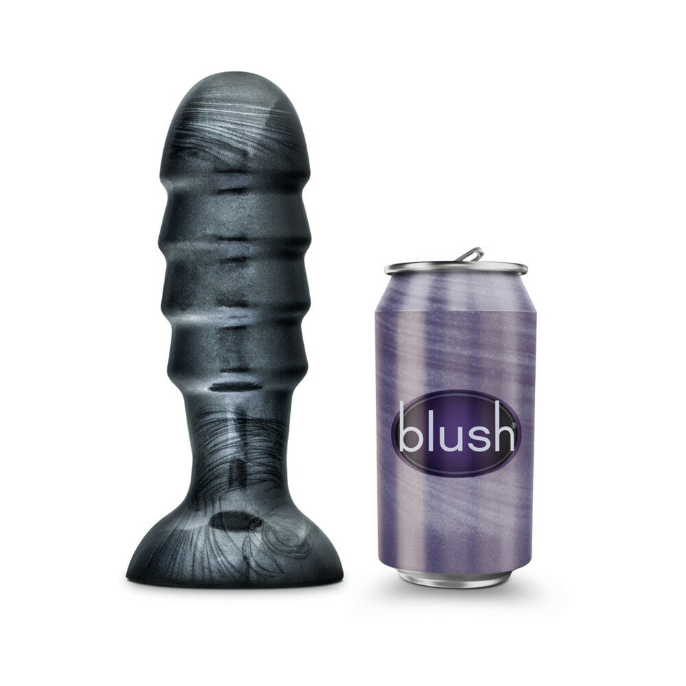 Blush Jet Bruiser 7.5 in. Anal Plug Carbon Metallic Black - Fantasies Boutique